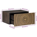  Noćni ormar Mjed 40 x 30 x 20 cm | shoptok.hr