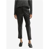 Tom Tailor Black women's faux leather trousers - Women's | Shoptok.si