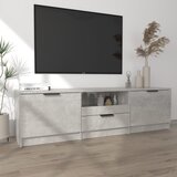 TV ormarić boja betona 140x35x40 cm od konstruiranog drva | Eponuda.ba