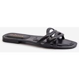 Boto Women's Eco Leather Flat Heel Black Sandals Moldela | Eponuda.ba
