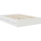  Krevetna konstrukcija Bijelo 140 x 190 cm Inženjersko Drvo | shoptok.hr