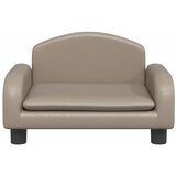  Krevet za pse boja cappuccina 50 x 40 x 30 cm od umjetne kože | shoptok.hr