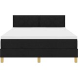  Krevet s opruga kutije s jastukom Crna 140 x 200 cm tkanina | shoptok.hr