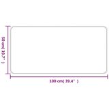  Tepih-staza s izgledom sisala boja pijeska 50 x 100 cm | shoptok.hr