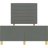  posteljni okvir temno siv 120x200 cm tkanina, (22049326) | Shoptok.si