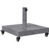  Baza za suncobran Tamno siva drvenasta 45 x 45 x 31,5 cm | Eponuda.com