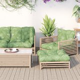 vidaXL Blazina za palete 3 kosi vzorec listov oxford blago Cene