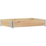  Vrtni sadilica bijeli 120 x 80 cm od masivne borovine | shoptok.hr