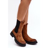 EVENTO Women's Zip-up Ankle Boots Camel Samil | Shoptok.si
