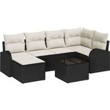  Vrtna garnitura - 6-dijelni set vrtnih sofa s jastučićima smeđi poli ratan | shoptok.hr