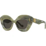 Anagram Green Cat Eye Sunglasses - ONE SIZE (48)
