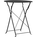  3-dijelni bistro set čelični crni | shoptok.hr