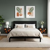  Wall-mounted noćni ormarić LOCHEM 2 kom. Crni hrast | shoptok.hr