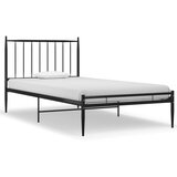 Furnova Posteljni okvir črn kovinski 90x200 cm, (21931662) | Shoptok.si