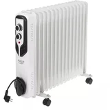 AD 7819 electric space heater Indoor White 2500 W Oil electric space heater