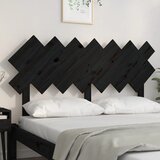  Uzglavlje za krevet Crno 141x3x80,5 cm od masivne borovine | Eponuda.ba
