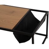 Bonami Essentials Crni/u prirodnoj boji stolić za kavu u dekoru hrasta 60x99 cm Bayen – | shoptok.hr