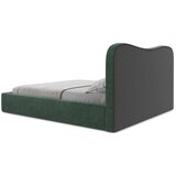 Makamii Zeleni tapecirani bračni krevet s prostorom za odlaganje s podnicom 180x200 cm Kahai – | shoptok.hr