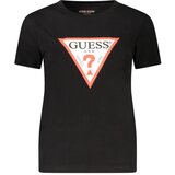 Guess Jeans Ženska Majica Kratkih Rukava Crna | shoptok.hr