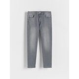 Reserved - Slim traperice isprana izgleda - light grey | shoptok.hr