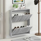  Ormar za cipele na zidu ZWOLLE 71 x 17 x 86 cm Siva Sonoma - Siva Sonoma | shoptok.hr