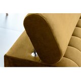 ELTAP Gorčično rumena žametna raztegljiva sedežna garnitura 261 cm Laurence – | Shoptok.si