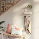 Umbra stenski regal bela, barve bukve | Shoptok.si