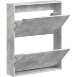  Ormar za cipele na zidu ARNHEM 71 x 17 x 86 cm Betonska siva - Betonska siva | shoptok.hr