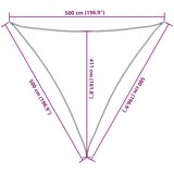  Jedro za zaštitu od sunca 160 g/m² sivosmeđe 5 x 5 x 5 m HDPE | shoptok.hr