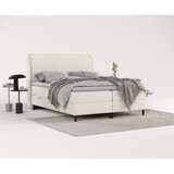 Maison de Rêve Kremno bela boxspring postelja s prostorom za shranjevanje 200x200 cm Melba – | Shoptok.si