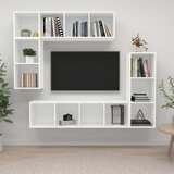 TV 4-dijelni set ormarića bijeli od iverice | shoptok.hr