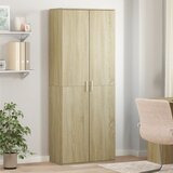  The Living Store Visoka omara sonoma hrast 70x35x180 cm inženirski les - Visoka Omarica, (21457043) Cene