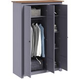  Ormar od borovine 3 vrata sivi 118x50x171,5 cm asortiman Panama | shoptok.hr