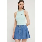 Superdry Bombažen top zelena barva | Shoptok.si