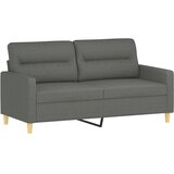 3-dijelni set sofa s jastucima tamnosivi od tkanine | shoptok.hr