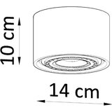  Sollux SL.0913 - Plafonsko svetlo BASIC AR111 1xGU10/40W/230V bukva | Eponuda.com