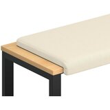  Jastučić za klupu Teksturirani baršun Krem Dubina 35 cm | shoptok.hr