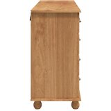  Komoda ASKIM Smeđa 79 x 40 x 133,5 cm Čvrsto borovo drvo | shoptok.hr