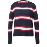 Tommy Hilfiger Pulover tamno plava / crvena / bijela