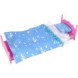  Lutka za igru i namještajem iz spavaće sobe - roza | shoptok.hr