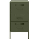  Noćni ormarići 2 kom maslinastozeleni 36x39x68 cm čelični | Eponuda.com