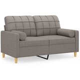 Maison Chic kavč - Sofa - Kanape dvosed z blazinami taupe 120 cm blago, (21727073) Cene