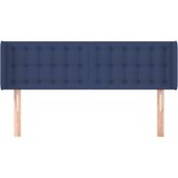  Uzglavlje s ušima plavo 147x16x78/88 cm od tkanine | shoptok.hr
