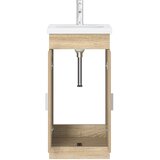  Kupaonski umivaonik s sudoperom Hrast sonoma 42 x 40 x 84,5 cm | shoptok.hr