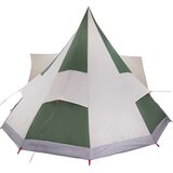 Tipi šator s krovom s pohranom Zelena 510 x 690 x 330 cm taft | shoptok.hr