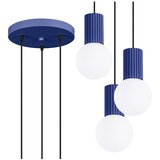 Nice Lamps Tamno plava viseća svjetiljka sa staklenim sjenilom ø 25 cm Orbital – | shoptok.hr