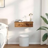 vidaXL Zidna polica s ladicama staro drvo 60x28x15cm konstruirano drvo | shoptok.hr