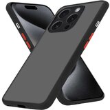 Cadorabo Ohišje združljivo z Apple iPhone 15 PRO MAX in matirana črna barva - Hibridni zaščitni ovitek s TPU silikonom v notranjosti in matirano plastično zadnjo stranjo, (20859865) | Shoptok.si