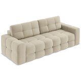 Makamii Svjetlo smeđa sklopiva sofa od bouclé tkanine 255 cm Milu – | shoptok.hr