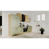 Flex-Well Kuhinjski Blok Z Aparati Cara, Zelena, Barva Hrasta | Shoptok.si